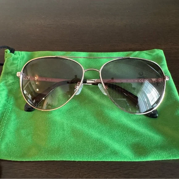 Brand new! Kate Spade Emmaline Aviator Sunglasses - Picture 1 of 5